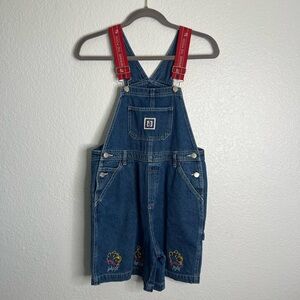 Vintage Disney Winnie the Pooh Short Overalls Size 14